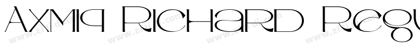 Axmiq Richard Regula字体转换